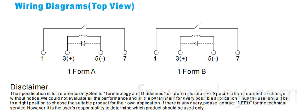 Four-pin relay